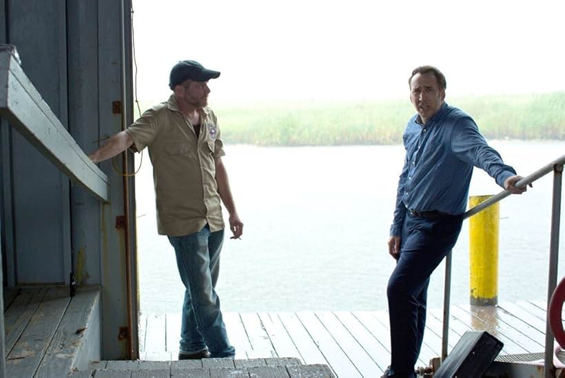 Nicolas Cage and Christopher Berry in The Runner (2015)