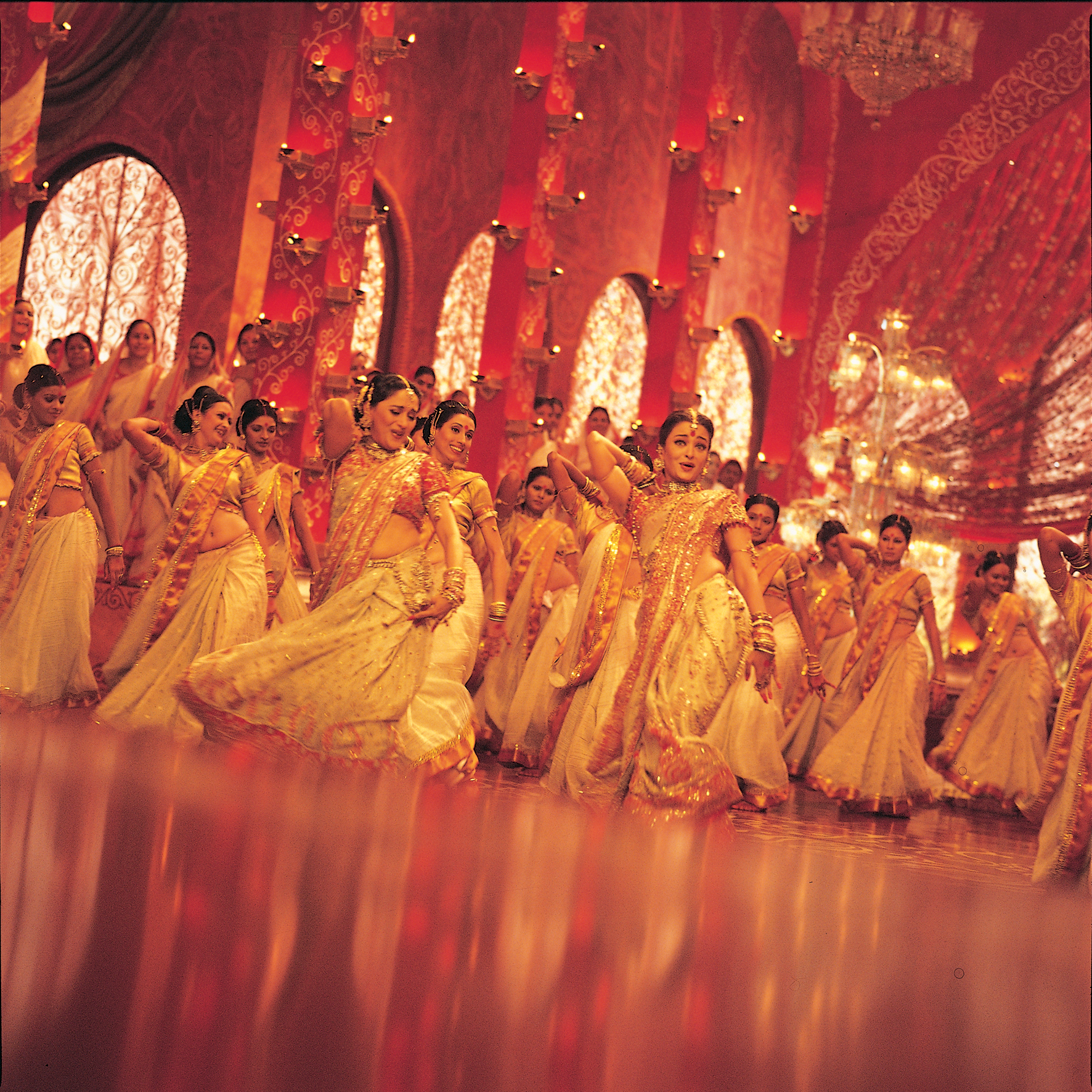 Madhuri Dixit and Aishwarya Rai Bachchan in Devdas (2002)