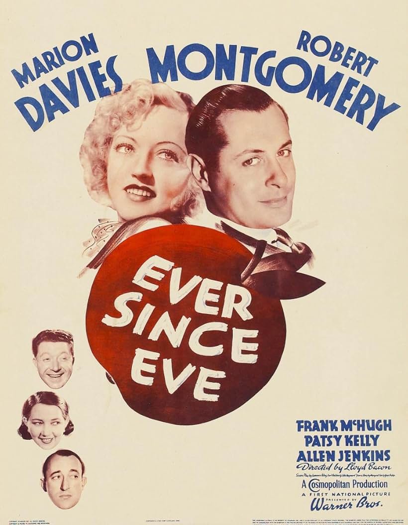 Marion Davies, Allen Jenkins, Patsy Kelly, Frank McHugh, and Robert Montgomery in Ever Since Eve (1937)