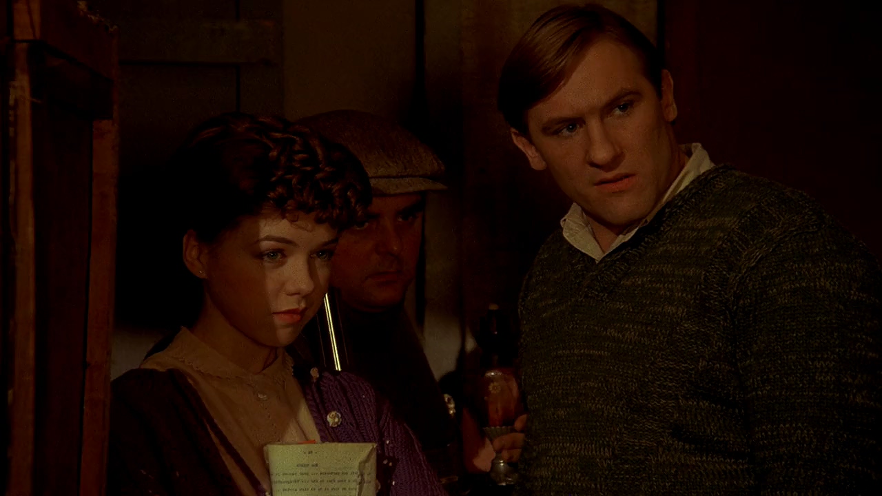 Gérard Depardieu, Sabine Haudepin, and Maurice Risch in The Last Metro (1980)