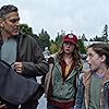 George Clooney, Britt Robertson, and Raffey Cassidy in Tomorrowland (2015)