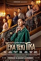 Ferry Salim, Tansri Kemala, Jenny Chang, Dion Wiyoko, Eriska Rein, Sheila Dara Aisha, and Morgan Oey in Teka Teki Tika (2021)