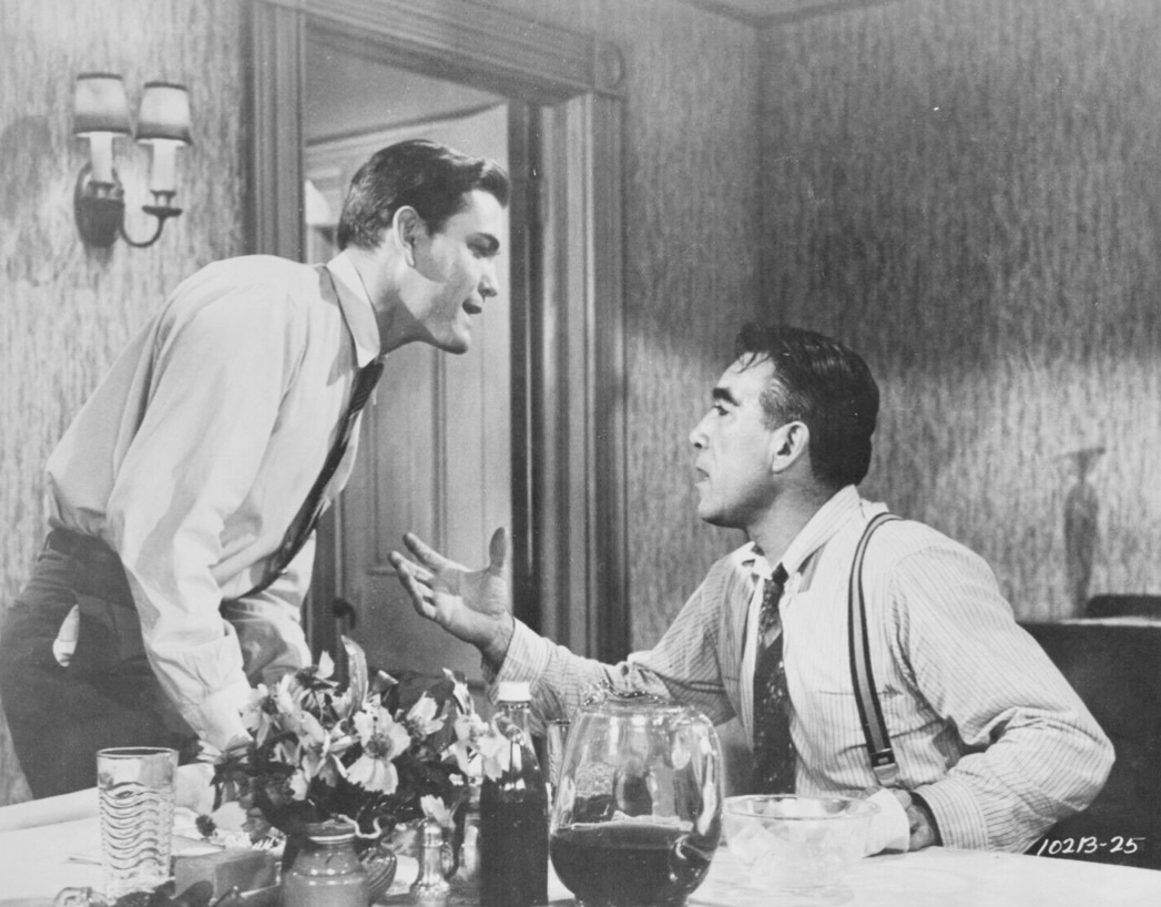 Anthony Quinn and Earl Holliman in Hot Spell (1958)