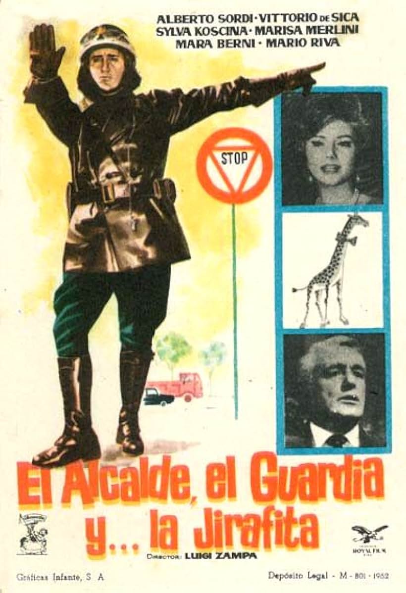 Vittorio De Sica, Sylva Koscina, and Alberto Sordi in Il vigile (1960)