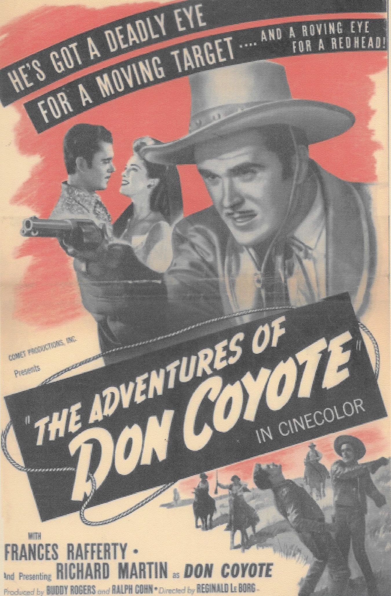 Richard Martin and Frances Rafferty in The Adventures of Don Coyote (1947)