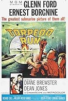 Ernest Borgnine, Glenn Ford, and Diane Brewster in Torpedo Run (1958)