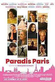 Monica Bellucci, André Dussollier, Martina García, Eduardo Noriega, Rossy de Palma, Roschdy Zem, Ben Aldridge, Alex Lutz, and Gwendal Marimoutou in Paradis Paris (2024)