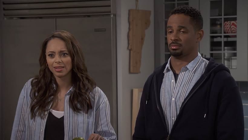 Amber Stevens West and Damon Wayans Jr. in Happy Together (2018)