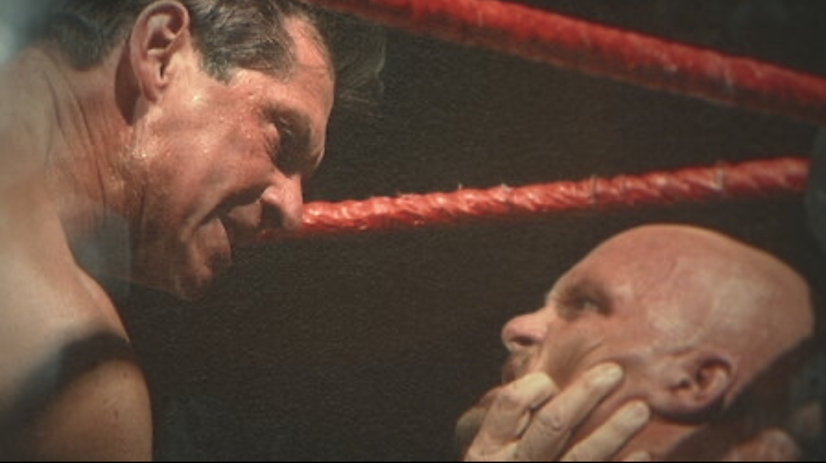 Steve Austin and Vince McMahon in Mr. McMahon (2024)