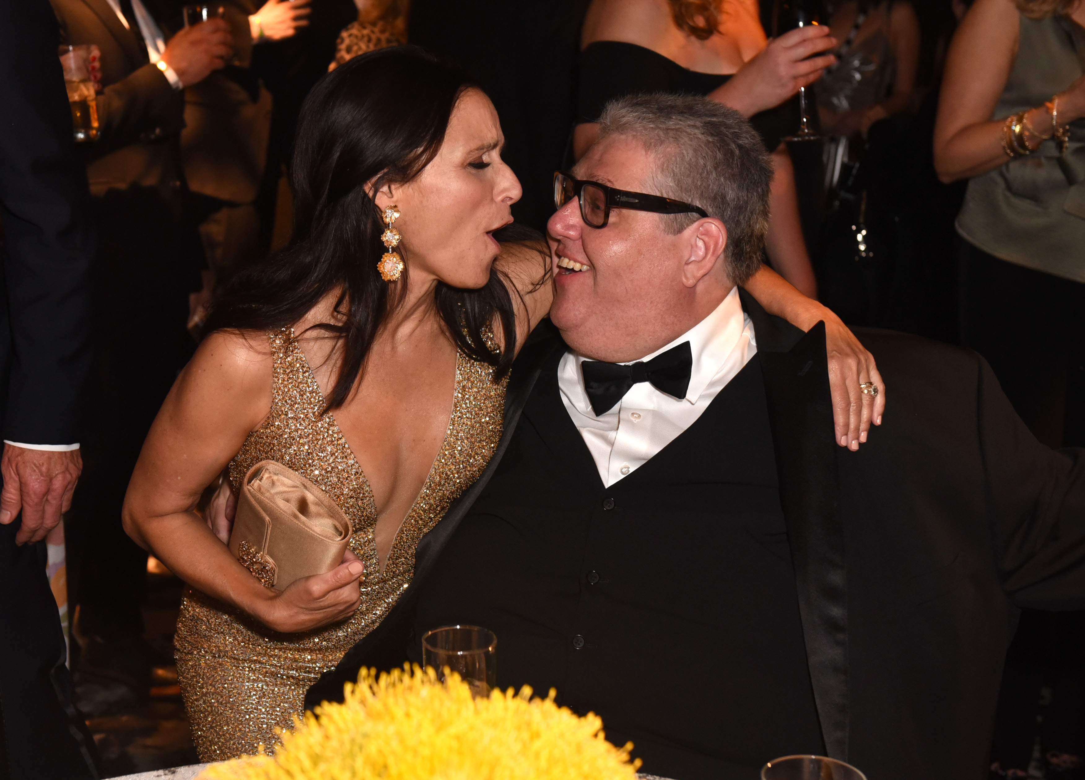 Julia Louis-Dreyfus and David Mandel at an event for The 71st Primetime Emmy Awards (2019)