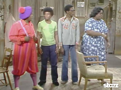 Fred Berry, Mabel King, Haywood Nelson, and Ernest Thomas in What's Happening!! (1976)