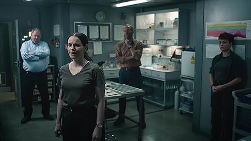 Mark Addy, Iain Glen, Emily Hampshire, and Rochenda Sandall in The Rig (2023)