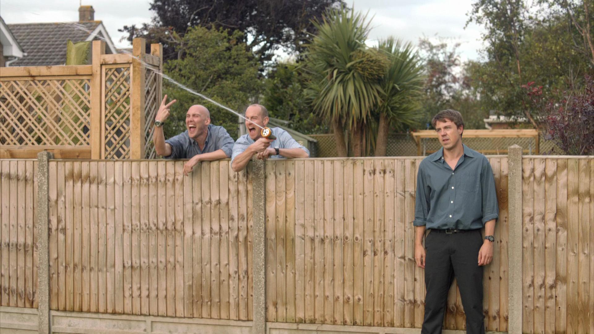 Matthew Gravelle, Joe Sims, and Andrew Buchan in Broadchurch (2013)