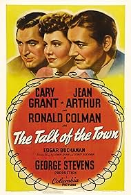 Cary Grant, Jean Arthur, and Ronald Colman in The Talk of the Town (1942)