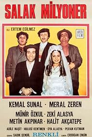 Halit Akçatepe, Metin Akpinar, Zeki Alasya, Kemal Sunal, and Meral Zeren in The Stupid Millionaire (1974)