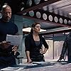 Dwayne Johnson, Tyrese Gibson, and Gina Carano in Furious 6 (2013)