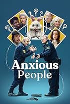 Leif Andrée, Dan Ekborg, Marika Lagercrantz, Per Andersson, Anna Granath, and Alfred Svensson in Anxious People (2021)