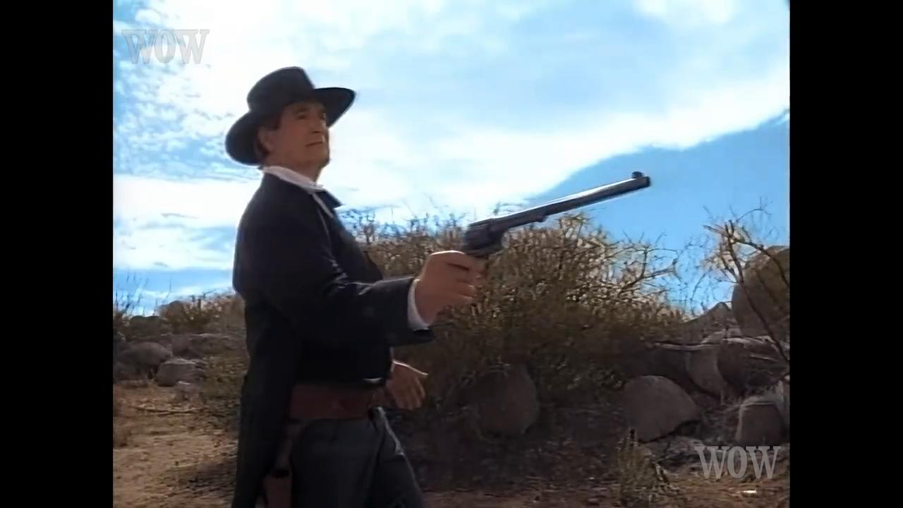 Hugh O'Brian in Wyatt Earp: Return to Tombstone (1994)