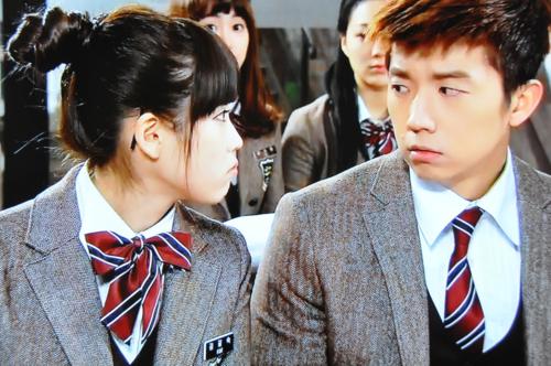 IU and Jang Woo-young in Dream High (2011)