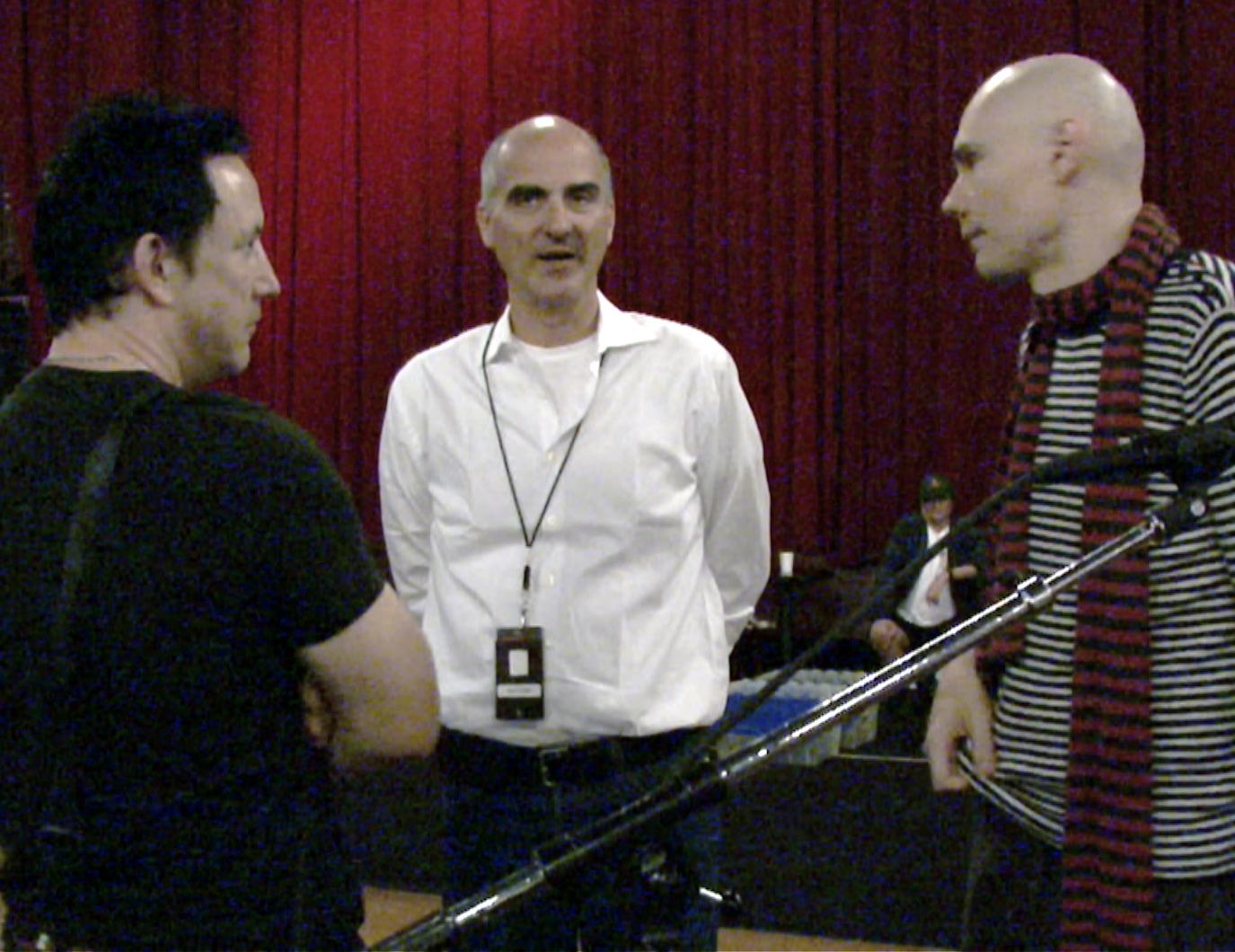 Jack Gulick, Billy Corgan and Jimmy Chamberlin discuss the shooting of the Fillmore Residency  "Rehearsals" for documentary "If All Goes Wrong". 