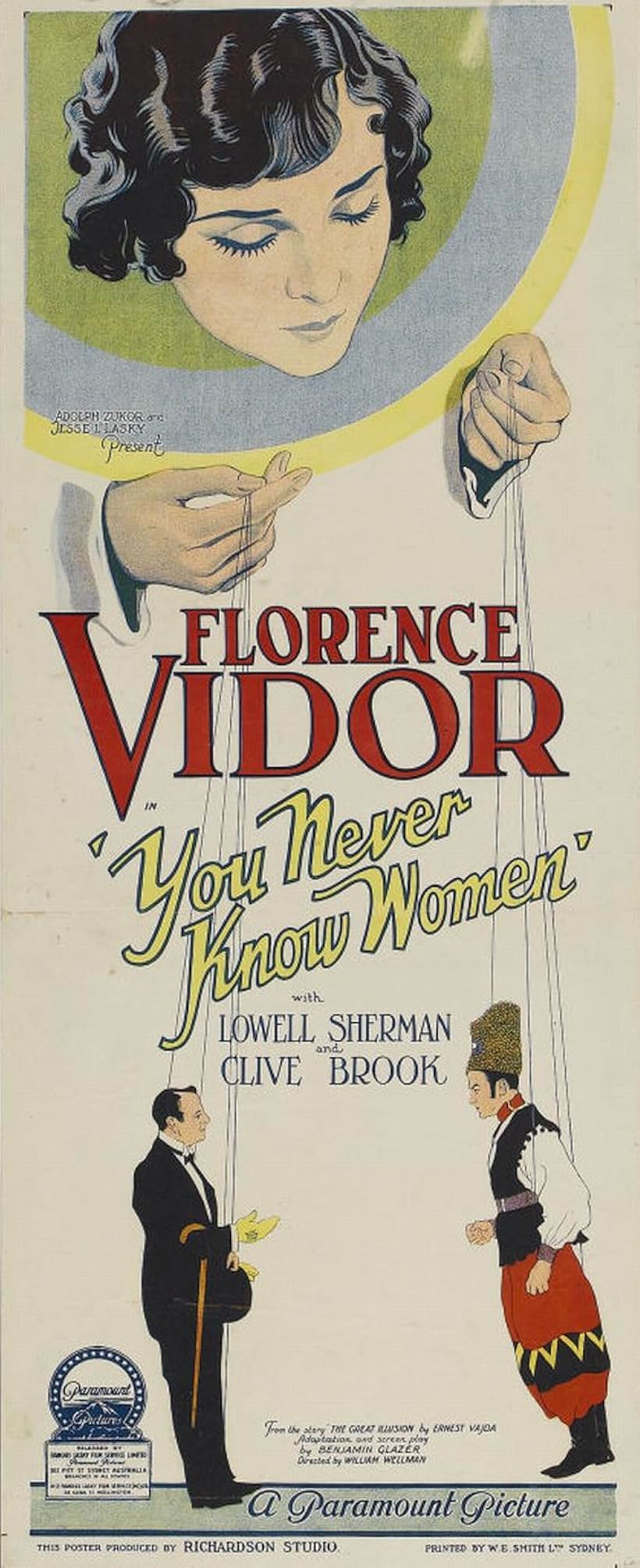 El Brendel, Clive Brook, and Florence Vidor in You Never Know Women (1926)