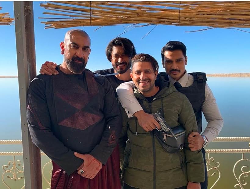 Nawab Shah, Shiv Panditt, and Vidyut Jammwal in Khuda Haafiz (2020)