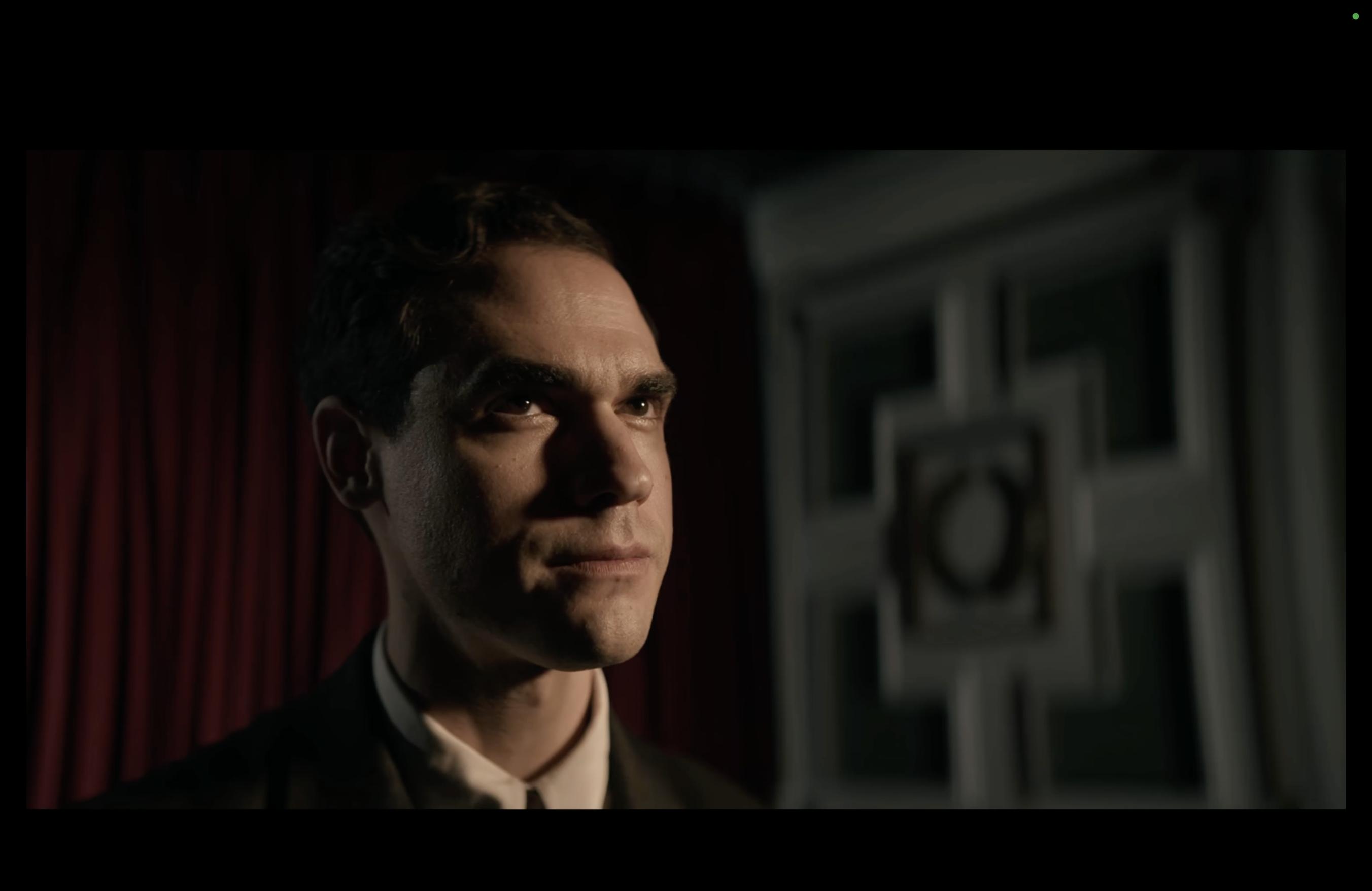 Simon Haines in Einstein and the Bomb (2024)