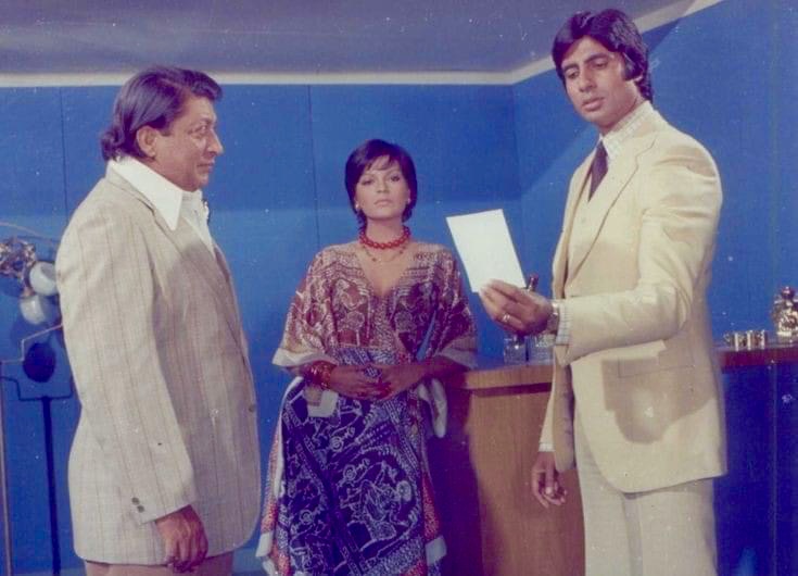 Amitabh Bachchan, Zeenat Aman, and Kamal Kapoor in Don (1978)