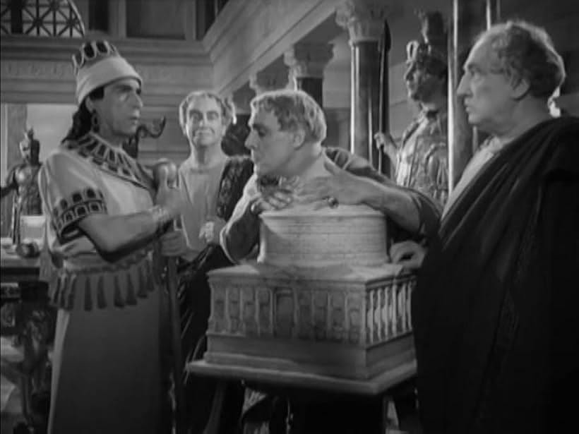 Memo Benassi, Achille Majeroni, Lamberto Picasso, and Giuseppe Varni in The Affairs of Messalina (1951)