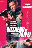 Sung Kang, Wyatt Yang, Lun-Mei Gwei, and Luke Evans in Weekend in Taipei (2024)