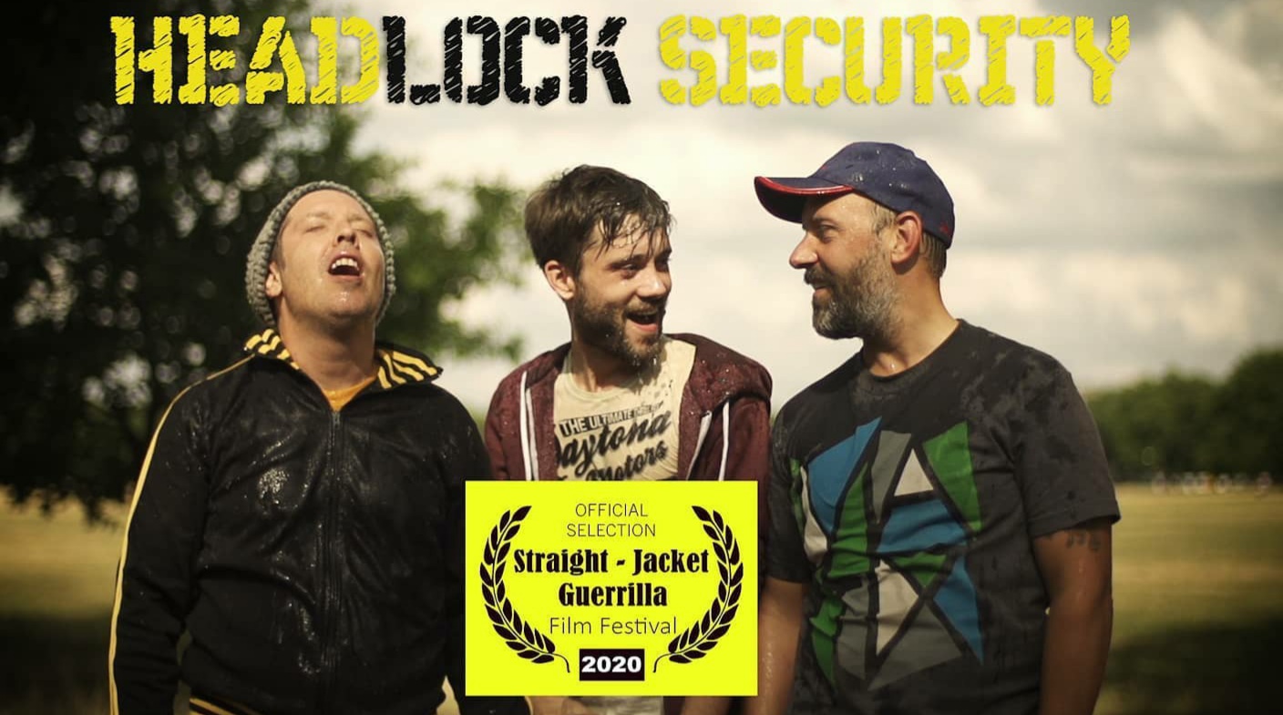 Simeon Willis, Dean Kilbey, and Dave Kelly in Headlock Security (2015)