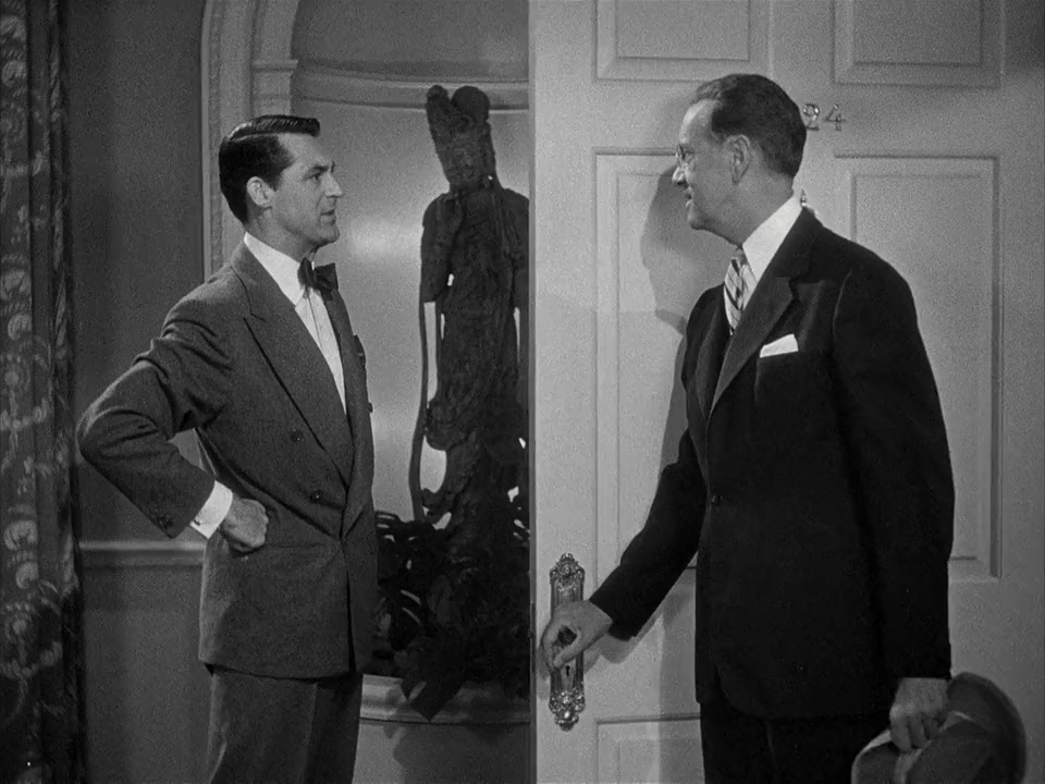 Cary Grant and Paul Stanton in Once Upon a Time (1944)