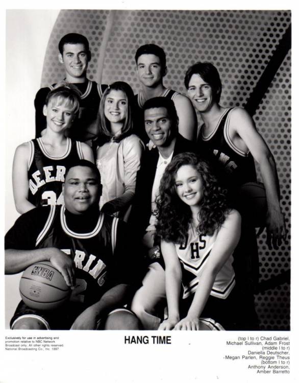 Anthony Anderson, Daniella Deutscher, Adam Frost, Chad Gabriel, Megan Parlen, Michael Sullivan, and Reggie Theus in Hang Time (1995)