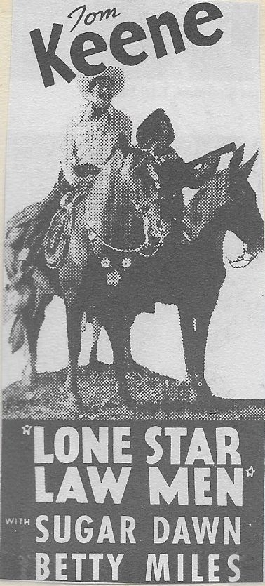 Tom Keene, Frank Yaconelli, and Prince in Lone Star Law Men (1941)