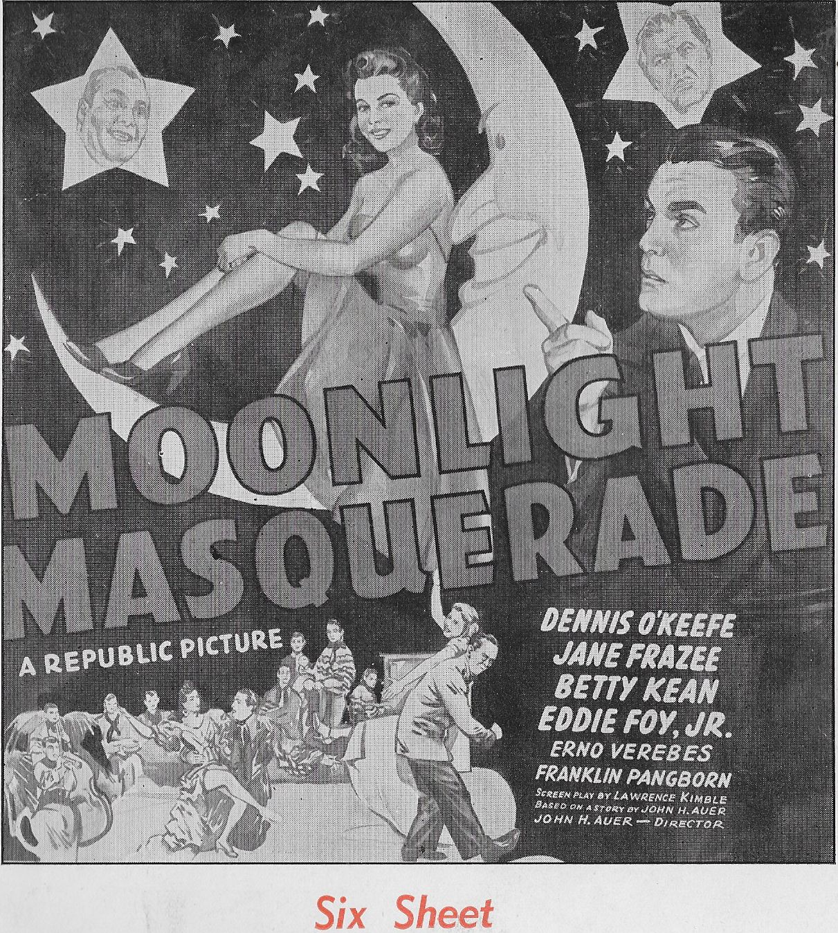 Jane Frazee and Dennis O'Keefe in Moonlight Masquerade (1942)