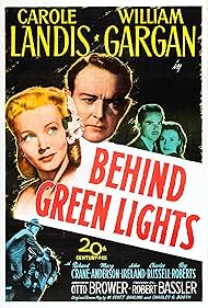 Mary Anderson, Richard Crane, William Gargan, and Carole Landis in Behind Green Lights (1946)