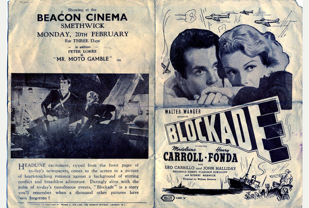 Henry Fonda and Madeleine Carroll in Blockade (1938)