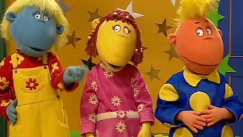 Justin Fletcher, Sally Preisig, Colleen Daley, Tamsin Heatley, Jenny Hutchinson, and Samantha Dodd in Tweenies (1999)