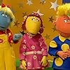 Justin Fletcher, Sally Preisig, Colleen Daley, Tamsin Heatley, Jenny Hutchinson, and Samantha Dodd in Tweenies (1999)