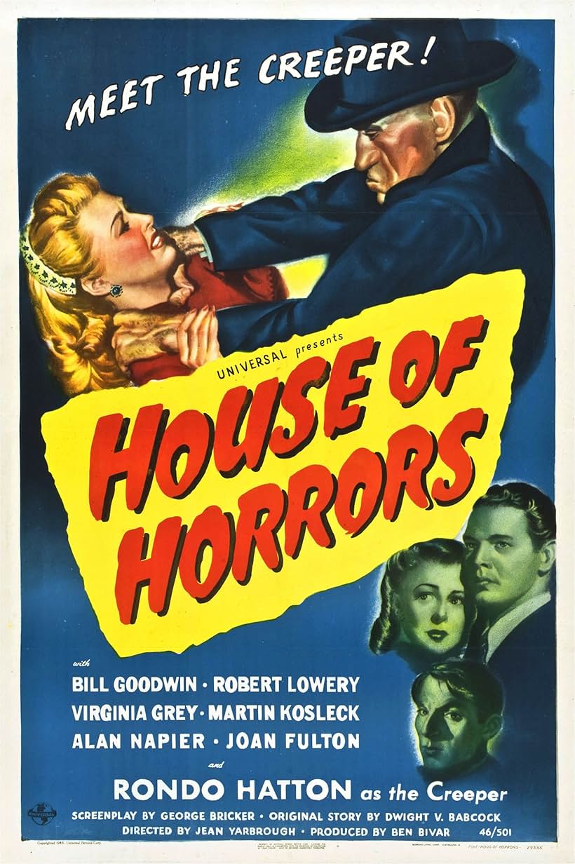 Virginia Grey, Rondo Hatton, Robert Lowery, and Joan Shawlee in House of Horrors (1946)