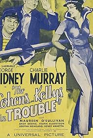 Maureen O'Sullivan, Charles Murray, and George Sidney in The Cohens and Kellys in Trouble (1933)