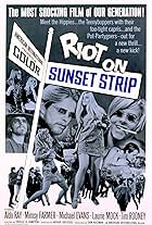 Mimsy Farmer, Michael Evans, Schuyler Hayden, Laurie Mock, Hortense Petra, and Tim Rooney in Riot on Sunset Strip (1967)