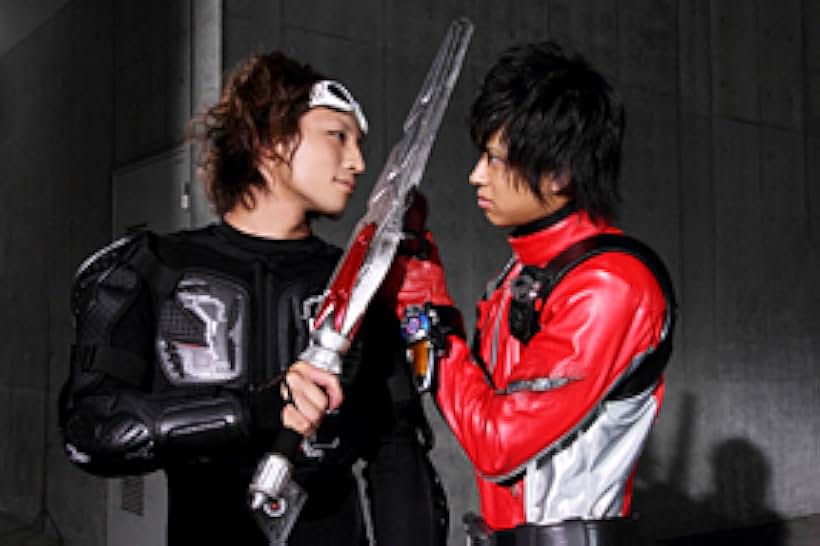 Shô Jinnai and Katsuhiro Suzuki in Tokumei Sentai Go-Busters (2012)