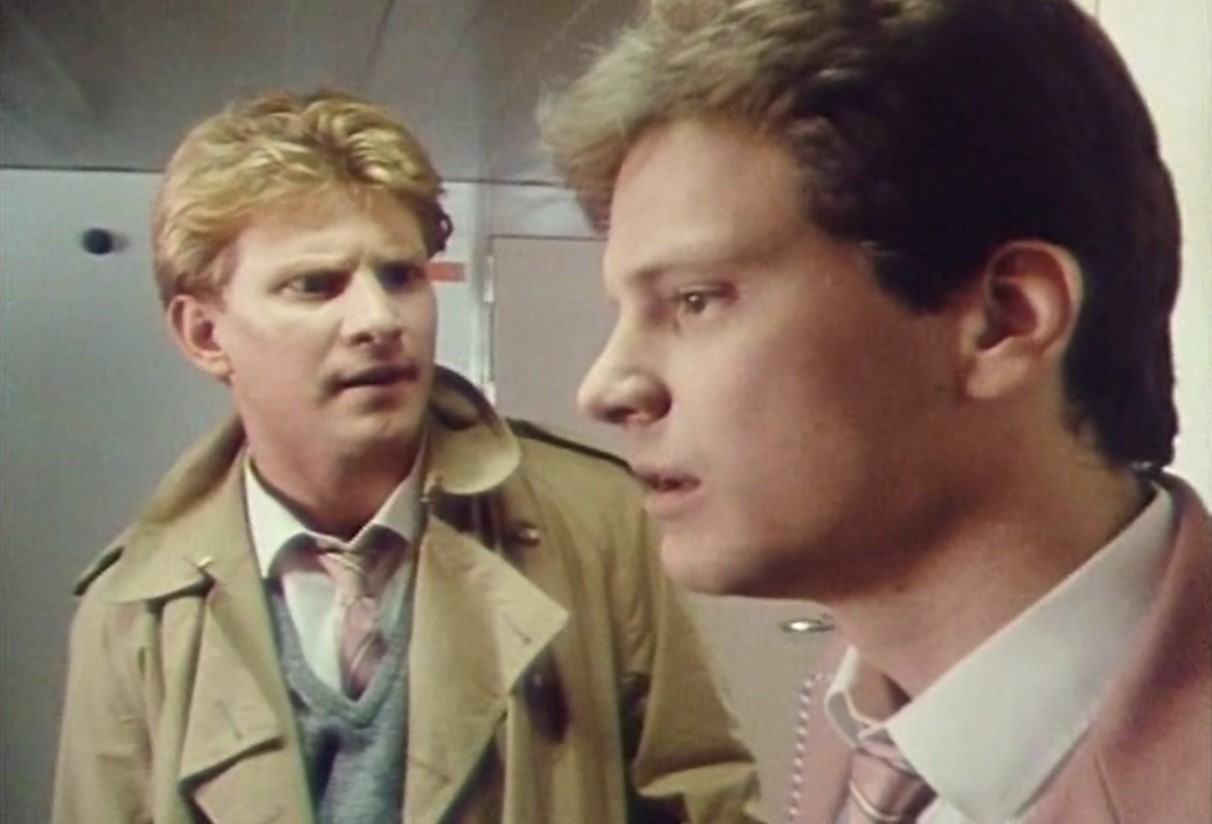 Colin Firth and James Wilby in Dutch Girls (1985)