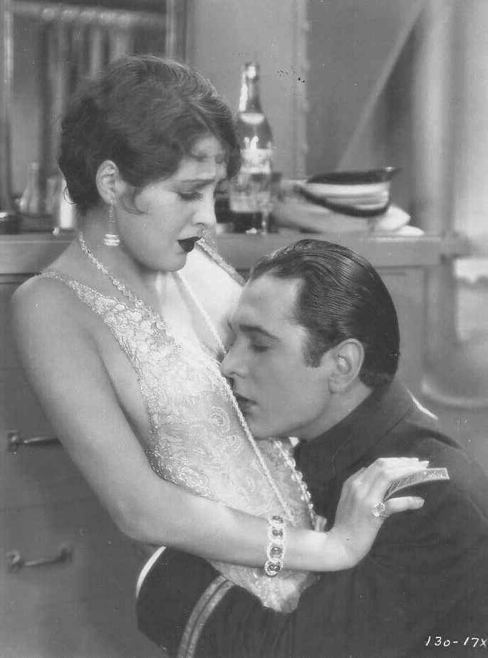 Billie Dove and Donald Reed in Night Watch (1928)