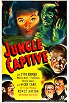 Phil Brown, Rondo Hatton, Otto Kruger, Vicky Lane, and Amelita Ward in The Jungle Captive (1945)