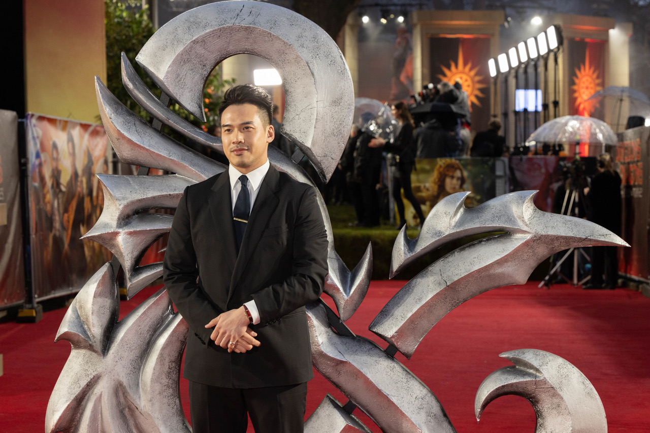 Jason Wong at the London Premier of Dungeons and Dragons: Honor Amoung Thieves