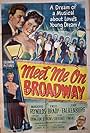 Frederick Brady, Jinx Falkenburg, Allen Jenkins, Marjorie Reynolds, and Nita Berber in Meet Me on Broadway (1946)