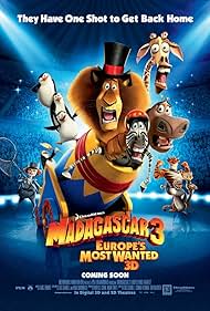 Frances McDormand, Jada Pinkett Smith, Chris Rock, David Schwimmer, Martin Short, Ben Stiller, Bryan Cranston, John DiMaggio, Tom McGrath, Christopher Knights, Jessica Chastain, and Chris Miller in Madagascar 3: Europe's Most Wanted (2012)