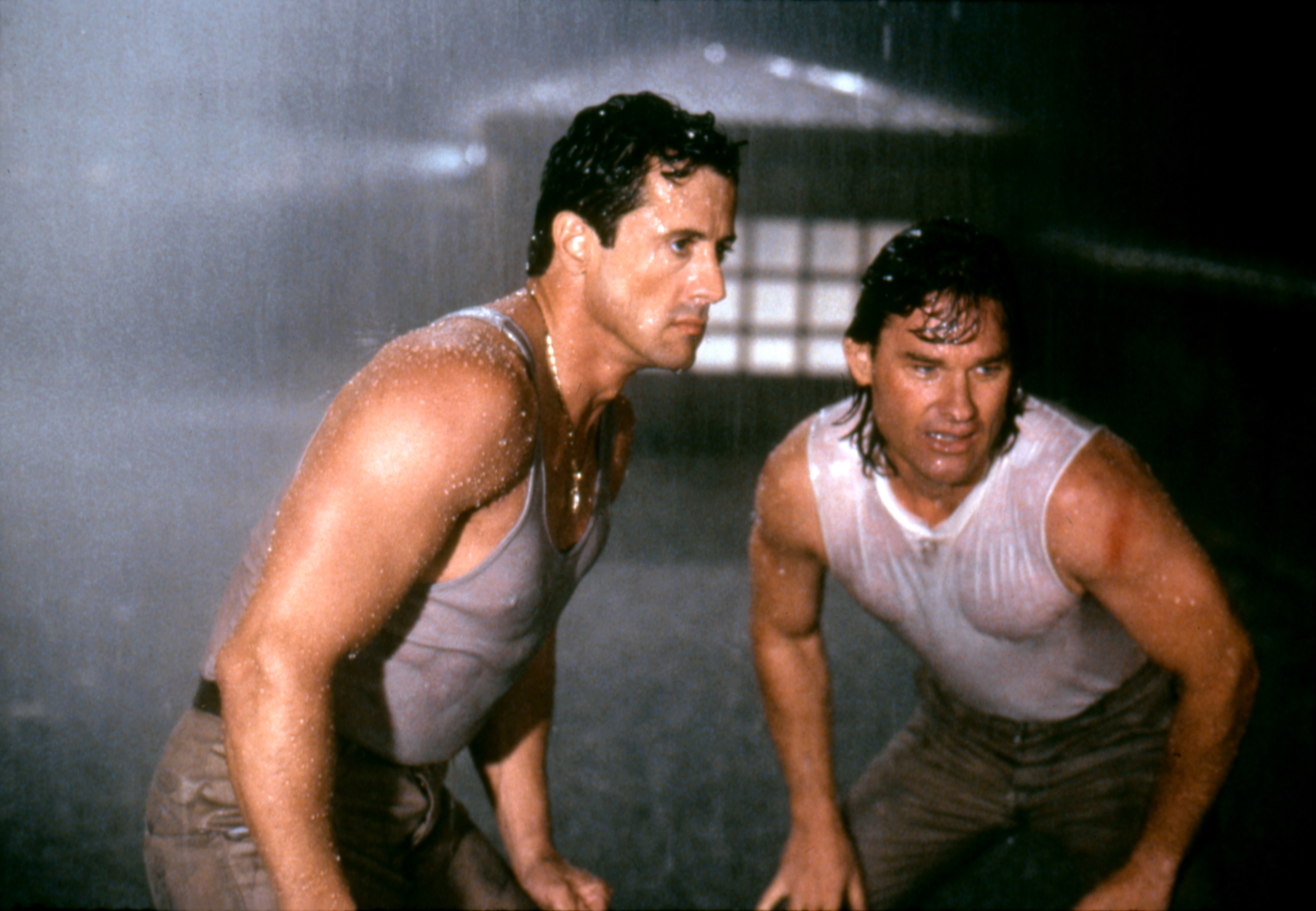 Sylvester Stallone and Kurt Russell in Tango & Cash (1989)